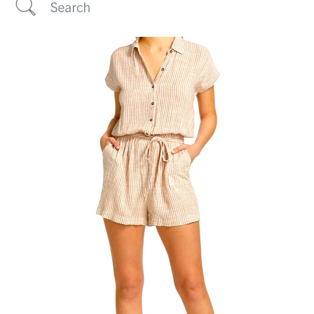 ❤️❤️SPLENDID LINEN BLEND ROMPER